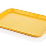 27x36 cm Abs Plastik Tepsi Sarı