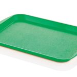 27x36 cm Abs Plastik Tepsi Yeşil