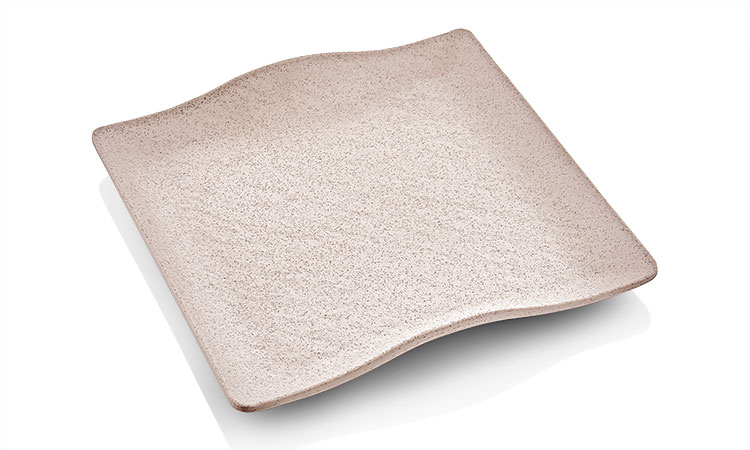 mat-beyaz-kare-sunum-c790.jpg 25 cm Mat Krem Kare Sunum - Görsel 1