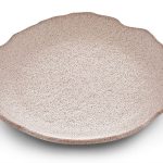 32 cm Mat Krem Yuvarlak Tabak
