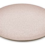 33 cm Mat Krem Yuvarlak Sunum